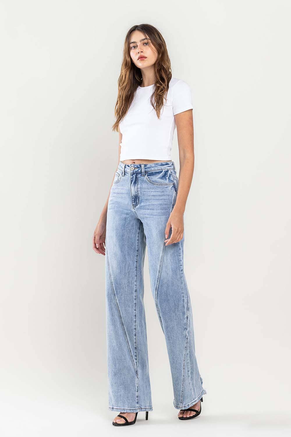 ULTRA HIGH RISE WIDE LEG JEAN