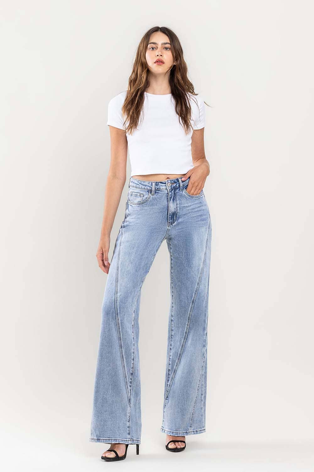 ULTRA HIGH RISE WIDE LEG JEAN