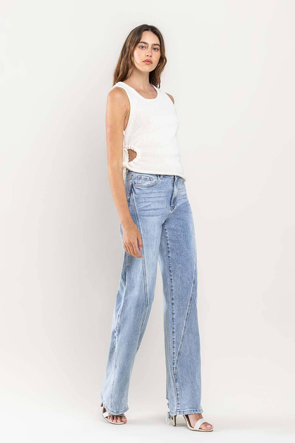 ULTRA HIGH RISE WIDE LEG JEAN