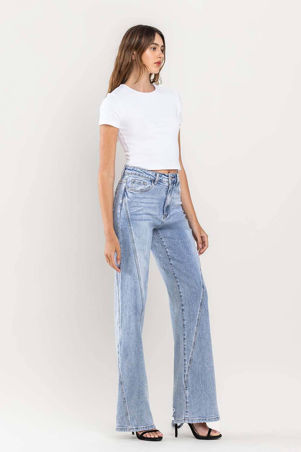 ULTRA HIGH RISE WIDE LEG JEAN