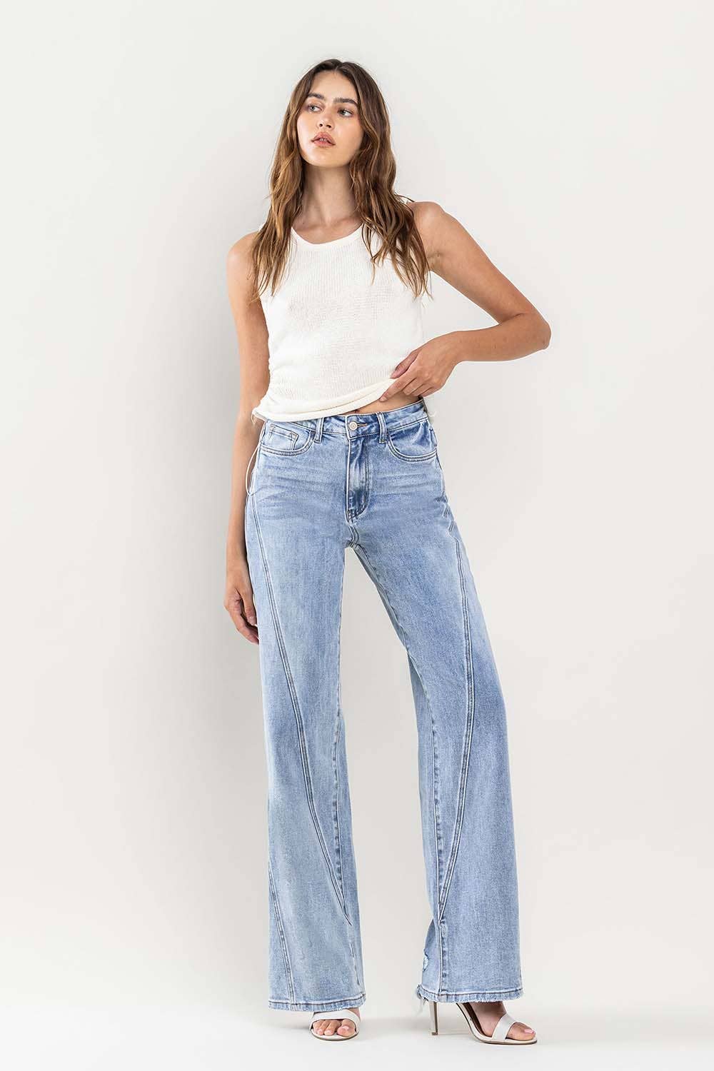 ULTRA HIGH RISE WIDE LEG JEAN