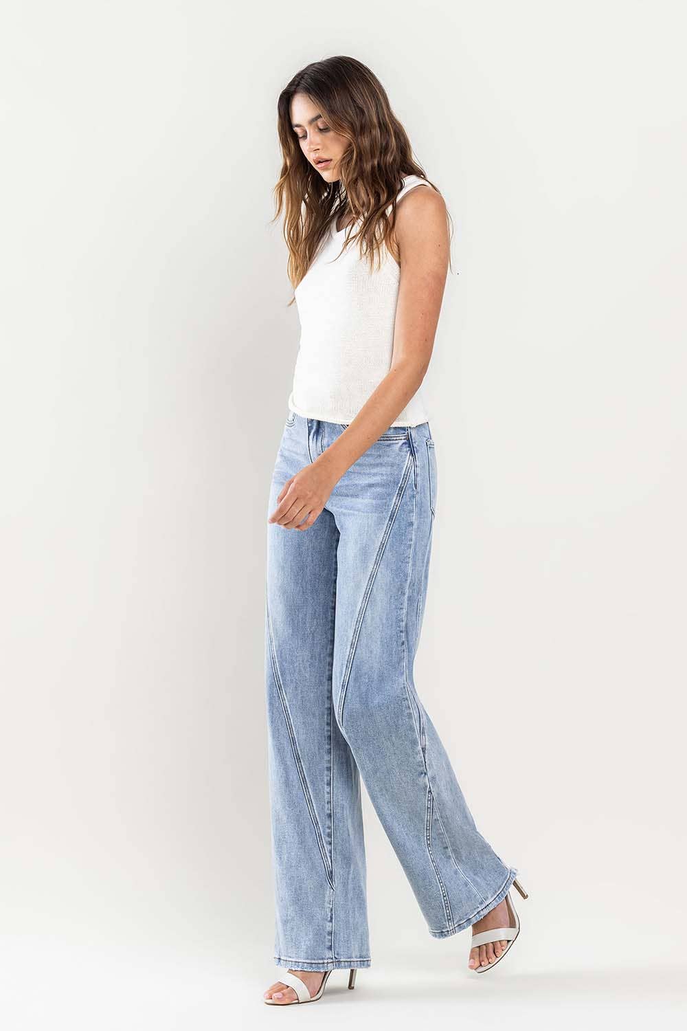 ULTRA HIGH RISE WIDE LEG JEAN