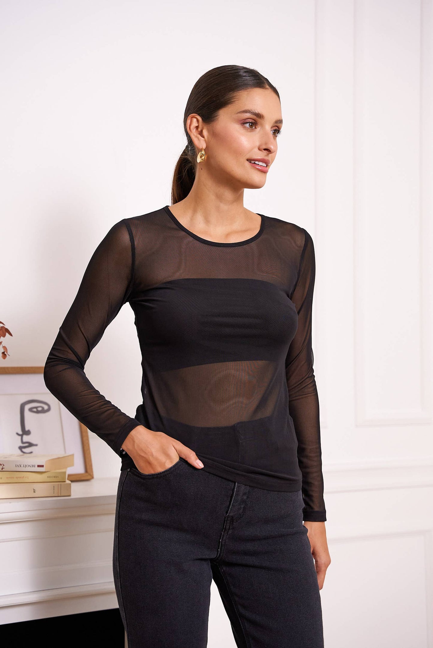 Stretch mesh top - 29600