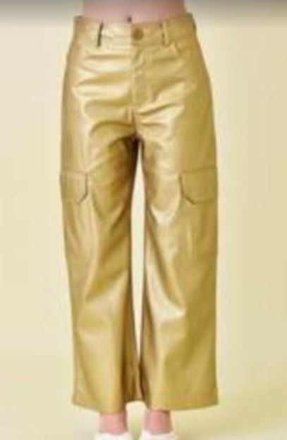 Leather Cargo Pant