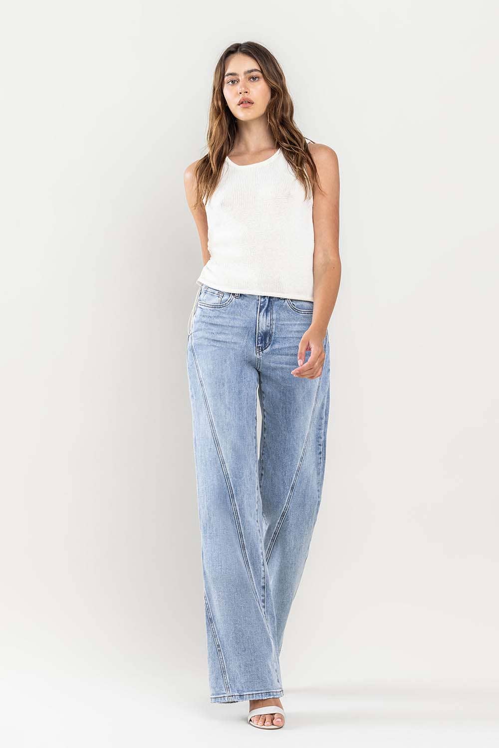 ULTRA HIGH RISE WIDE LEG JEAN