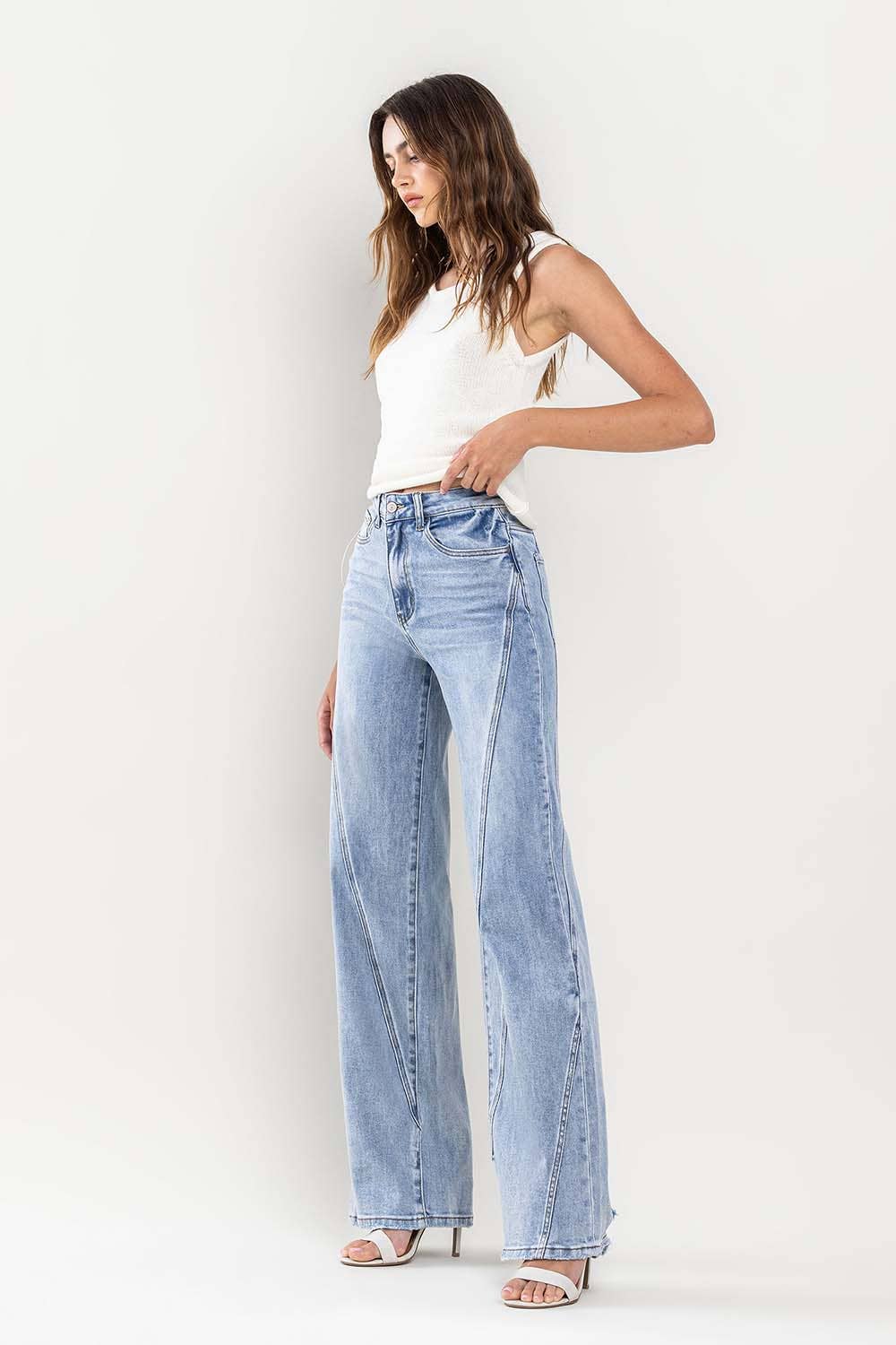 ULTRA HIGH RISE WIDE LEG JEAN