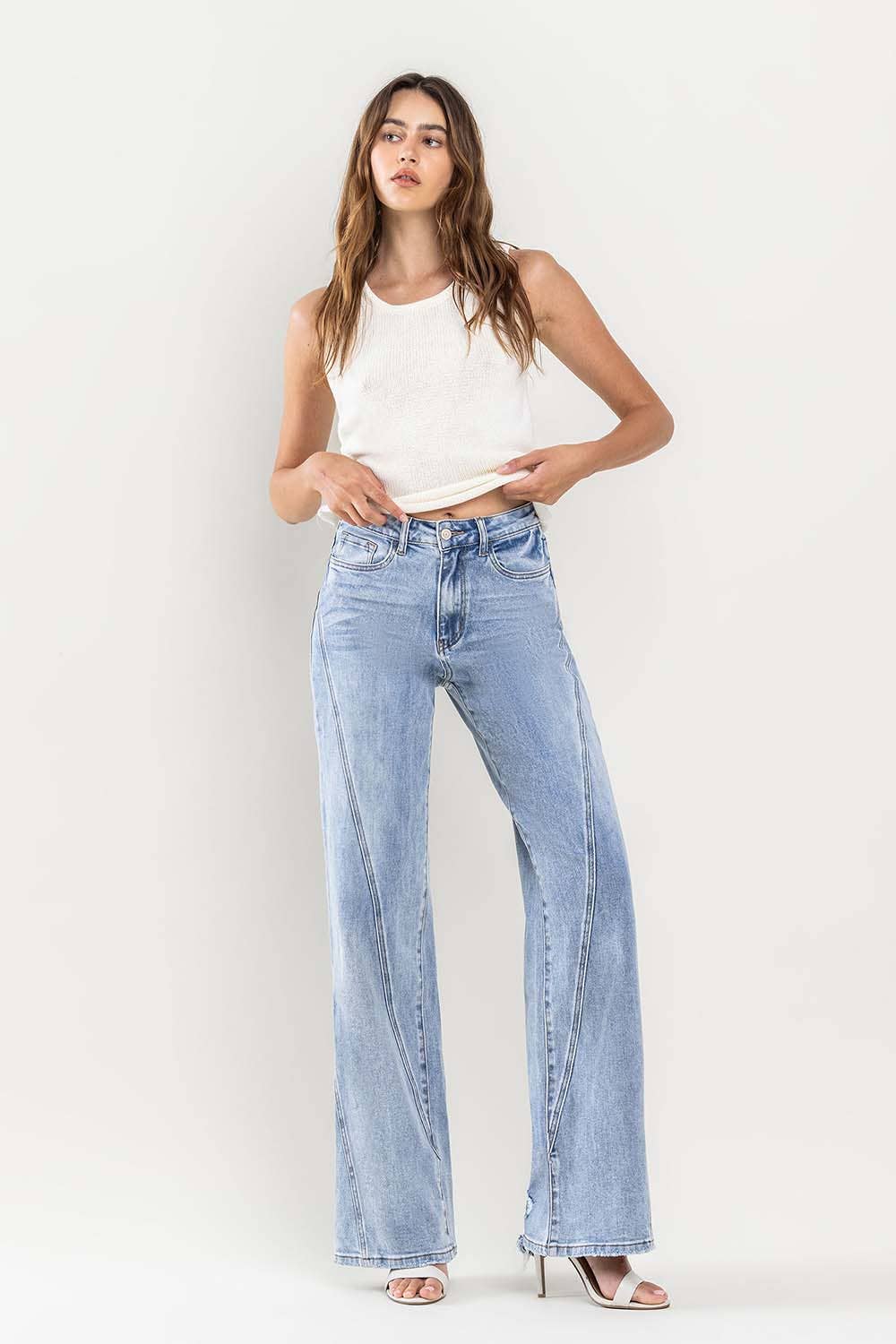 ULTRA HIGH RISE WIDE LEG JEAN